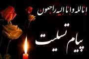 تسلیت به جناب آقای دکتر محمدباقر حاج کاظمی