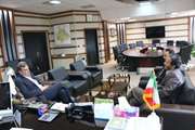 دیدار مدیر كل دامپزشكی استان مركزی با فرماندار شهرستان شازند