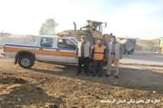 استقرار اکیپ درمانی دامپزشکی لرستان در مناطق زلزله زده کرمانشاه 