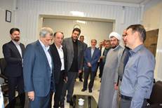  بازدید رئیس سازمان نظام دامپزشکی کشور از بخش های مختلف فنی و اداری اداره کل دامپزشکی استان اردبیل 