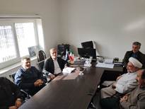 بازدید نماینده ولی‌فقیه دامپزشکی استان البرز و رییس امور اداری اداره کل از اداره دامپزشکی اشتهارد