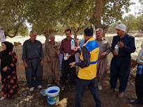 برگزاری رزمایش جهادی دامپزشکی در منطقه عشایری کارزان سیروان