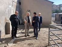 بازدید مشترک رئیس دامپزشکی و شهردار رودهن از کشتارگاه سنتی