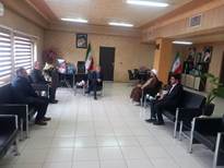 دیدار مدیرکل دامپزشکی استان کردستان به‌همراه مسئول دفتر نمایندگی ولی‌فقیه در دامپزشکی استان، معاون توسعه مدیریت و منابع و رئیس شبکه دامپزشکی شهرستان قروه با فرماندار شهرستان قروه